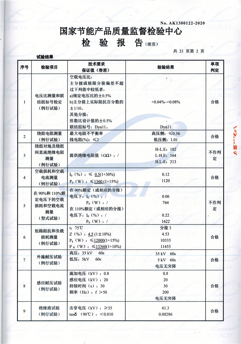 高低压试验报告-S11-1250长洲长洲长洲油浸式变压器-2.jpg